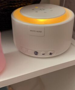 Sound Machine- STYFSCP White Noise Machine with 30 Natural Soothing Sounds 30 Level Volume Light 3 Timer Memory Function, Noise Machine Powered by AC or USB, Sleep Sound Machine for Adults Baby Kids 33 61t7ikmDsL