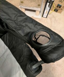 KingCamp Oversized Camping Folding Chair, High Back Heavy Duty Lumbar Support Padded Camp Chair with Cup Holder, Portable for Outdoor, Sports, Picnic Black/Mediumgrey 1 PACK 35 61t870NwanL