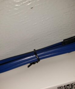 Relper-Lineso 6 Pack 90 Degree Right-Angle SATA III Cable 6.0 Gbps with Locking Latch 18Inch (6X Sata Cable Blue) 31 61t8PSol4L