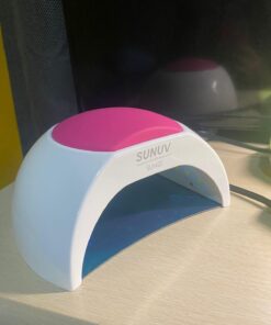 SUNUV SUN2C 48W UV Light for Nails, UV LED Nail Lamp with 4 Timer Settings, User-Friendly LED Nail Light Compatible with All Gel Types, Quick Drying Nail Dryer Pink 35 61t8n6WlTvL