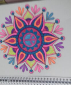 Fun & Funky Coloring Book Treasury: Designs to Energize and Inspire (Design Originals) 208 Pages with 96 Groovy One-Side-Only Designs on Extra-Thick Perforated Paper in a Handy Spiral Lay-Flat Binding 39 61t9q4iL6cL 2