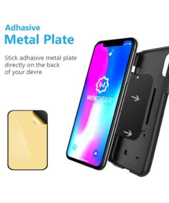 WixGear Magnetic Phone Car Mount, Universal Bite-Lock Air Vent Magnetic Phone Car Mount Holder, for Cell Phones with Swift-snap Technology 23 61tDnBMaHQL