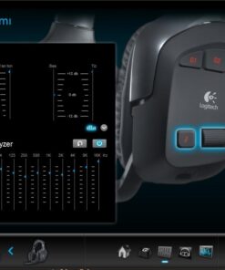 Logitech G Wireless Gaming Headset G930 with 7.1 Surround Sound, Wireless Headphones with Microphone 40 61tGvM6l5vL