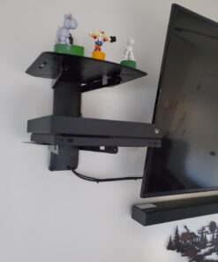 VideoSecu 2 Shelf DVD DVR VCR Wall Mount Bracket Component Shelf for DVD Player DDS Receiver Video Audio Cable Box MDVD04B WP6 37 61tGxp1GI6L