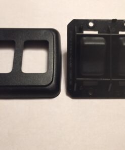 JR Products 12235 Black Double SPST On-Off Switch with Bezel 20 61tHpQnmJL