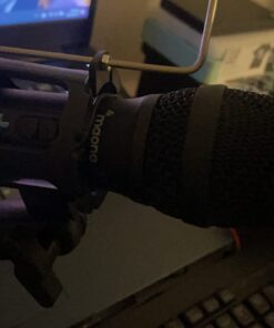 MAONO USB/XLR Podcast Dynamic Microphone, Studio Mic Kit with Volume Control, Shock Mount, Pop Filter, Ideal for Vocal, Instruments Recording, Voice Over, Live Streaming (HD300T) Black 49 61tIVgh7gBL