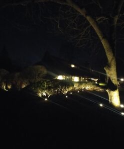 ZUCKEO Low Voltage Landscape Lights LED Landscape Lighting, 5W 12V Garden Pathway Lights Waterproof Warm White Walls Trees Flags Outdoor Landscape Spotlights with Stakes (8 Pack) 64 61tIcNwBdNL