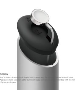 elago W Charging Stand Compatible with Apple Watch Series Ultra2/Ultra/9/8/7/6/SE/5/4/3/2/1/SE (49mm, 45mm, 44mm, 42mm, 41mm, 40mm, 38mm) (Silver) Silver 15 61tJ4vQ9poL