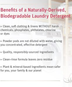 Grab Green 3-in-1 Laundry Detergent Pods, 60 Count, Lavender Vanilla Scent, Plant and Mineral Based, Superior Cleaning Power, Stain Remover, Brightens Clothes 60 Count (Pack of 1) 19 61tKiCiNy6L