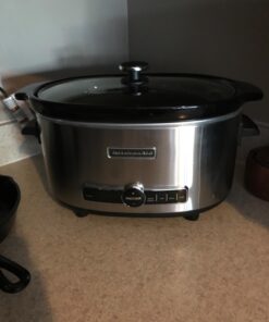 KitchenAid KSC6223SS 6-Qt. Slow Cooker with Standard Lid - Stainless Steel 21 61tMGIiFSrL