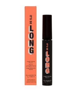 Elizabeth Mott Black Lengthening Smudge Proof,Water-Resistant Mascara,Cruelty Free Liquid Lash Extending Fiber Mascara w C-curve Silicone Brush,Full Length &Volume,No Clump or Flake Amazing Lashes-8ml 0.27 Fl Oz (Pack of 1) 19 61tMuR6JQzL