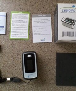 Innovo Deluxe iP900AP Fingertip Pulse Oximeter with Plethysmograph and Perfusion Index (Off-White with Black) 41 61tRAzfkvxL