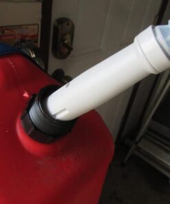 TERA PUMP 4th Gen TRFA01 Fuel Transfer Pump with Auto-Stop for Over-fill Protection (2.4 GPM) 3 Gas Can Adapters, Long Hose, Hand Fuel Pump for E15, E85, Gas, Diesel - Never Lift Heavy Gas Cans again Automatic Gas Can Pump 63 61tRBbNlvGL