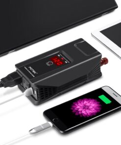 Potek 500w power inverter DC 12V to AC 110V Car Adapter with 2 5V/2A usb charging output 34 61tU88LBAiL