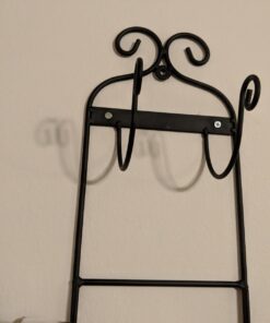 Sorbus Towel Rack Wall Mounted – Metal Towel Holder for Bathroom Wall, Washcloth, Rolled Bath Towels, Spa, Gym, Camper Rv, Shelf Cabinet - 6 Level Wine Rack Wall Mounted for Kitchen Bar, Wine Cellar 34 61tUrmOqUjL