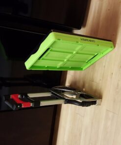 Magna Cart Personal 150 Pound Capacity Aluminum Folding Hand Truck with Telescopic Handle and Foldable Wheels for Industrial, Black and Red Black/Red 59 61tVKED114L