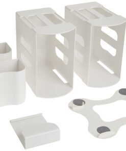 Prince Lionheart 2-in-1 Diaper Depot Trash Can, White, 13"L x 10"W x 10"H 11 61tXWEapfNS