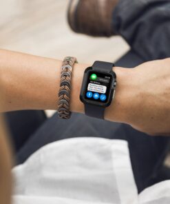 Spigen Rugged Armor Designed for Apple Watch Case for 42mm Series 3/Series 2/1/Original (2015) - Black 40 61tYji3hzmL