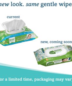 Seventh Generation Thick & Strong Free and Clear Baby Wipes with Flip Top Dispenser, 768 Count 12 61taeNspNEL