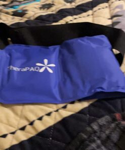 TheraPAQ Reusable Ice Pack - 14x6 Hot/Cold Gel for Shoulder, Knee, Back, Ankle Relief Gel Pack & Flexible Strap 43 61tdvEkXqxL