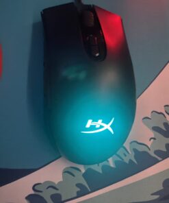 HyperX Pulsefire Core - RGB Gaming Mouse, Software Controlled RGB Light Effects & Macro Customization, Pixart 3327 Sensor up to 6,200DPI, 7 Programmable Buttons, Mouse Weight 87g,Black Black 33 61te4ap7obL