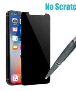 Alternative view of pehael [2+1 Pack Privacy Screen Protector for iPhone 11 Pro/iPhone Xs/iPhone X/iPhone 10 Anti-Spy Tempered Glass Film 9H Hardness Upgrade Edge Protection Easy Installation Bubble Free [5.8 inch]