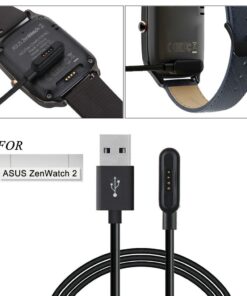 Fashioneey Charger Compatible for Asus Zenwatch 2, 3.3ft Portable USB Charging Cable Cord Replacement Charging Cradle Station Compatible Asus Zenwatch 2 Smartwatch & WI501Q/ WI502Q 10 61tgA974lAL