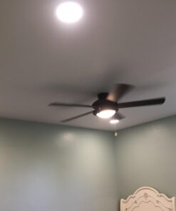 Westinghouse Lighting 7224200 Comet Indoor Ceiling Fan with Light, Matte Black Indoor Only LED 43 61tglcH1vL
