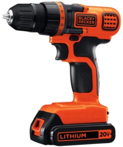 BLACK+DECKER 20V MAX Cordless Drill and Driver, 3/8 Inch, With LED Work Light, Battery and Charger Included (LDX120C) Drill/Driver Only 33 61th5qGFDFL