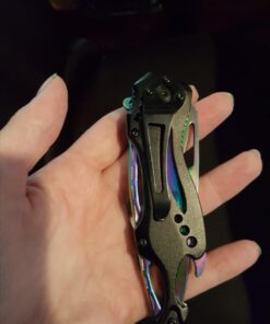 Tac Force- TF-705 Series - Bottle Opener, Glass Punch and Pocket Clip, Tactical, EDC, Rescue Rainbow 35 61thaunG2tL