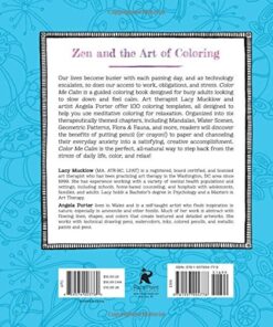 Alternative view of Color Me Calm: 100 Coloring Templates for Meditation and Relaxation (Volume 1) (A Zen Coloring Book, 1)