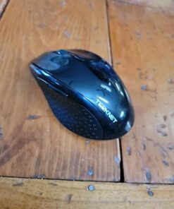 TECKNET Wireless Mouse, 2.4G USB Computer Mouse with 6-Level Adjustable 3200 DPI, 30 Months Battery, Ergonomic Grips, 6 Buttons Portable for PC, Chromebook, Mac - Black 39 61tm5nunPPL