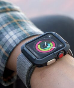 Spigen Rugged Armor Designed for Apple Watch Case for 42mm Series 3/Series 2/1/Original (2015) - Black 38 61tmPnd65NL