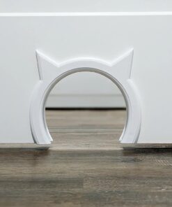 The Kitty Pass Interior cat Door - let Your cat in and Out of Closed Doors, Secure pet Proof gate Latch - for Cats up to 21 lbs 9x12 35 61tnJ geFKL