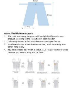 Yoga Massage Trousers Wrap Black 50" waist Thai Fisherman Pants, Comfortable Slightly Thin 9 61toagrRPkL