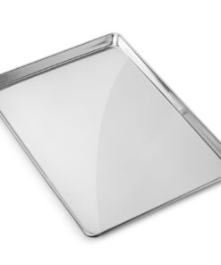 Alternative view of GRIDMANN 15" x 21" Commercial Grade Aluminum Cookie Sheet Baking Tray Pan Three Quarter Sheet - 6 Pans 15 x 21