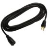 Master Electrician 02306ME 15-Feet Round Vinyl Extension Cord, Black 21 61tpRaOLwoL