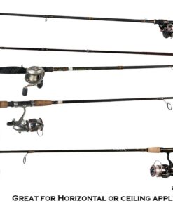 Old Cedar Outfitters Wire Horizonal Ceiling Rack for Fishing Rod Storage, Holds up to 9 Fishing Rods, WHR-009 8 61tq3a3u2VL