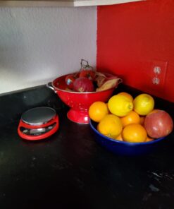 Ozeri Pronto Digital Multifunction Kitchen and Food Scale, Black on Red 32 61tqOX REL