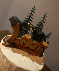 Alternative view of DEMDACO Love Bears Black Bear 3.5 x 6 Hand-cast Resin Figurine Sculpture