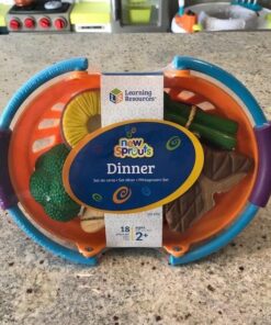 Learning Resources New Sprouts Dinner Food Basket - 18 Pieces, Ages 18+ Months Pretend Play Food for Toddlers, Preschool Learning Toys, Kitchen Play Toys for Kids 37 61trXqKBJvL