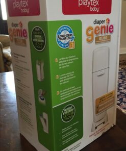 Playtex Diaper Genie Complete Diaper Pail with Odor Lock Technology, White 31 61tuwZOllJL