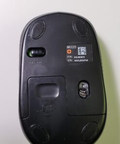 Logitech M325 Wireless Mouse for Web Scrolling - Black 40 61tvMMVw0vL