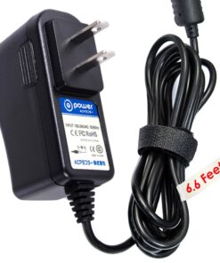 Alternative view of T-Power AC Adapter for 9V~ Casio Piano Keyboard AD-5 AD-5MU AD5MU AD-5MLE AD-5GL AD5GL TC1#1035 (CTK, CA, MA, HT, LK, CT, Series) ONLY Power Charger,Special TIP AS PIC.