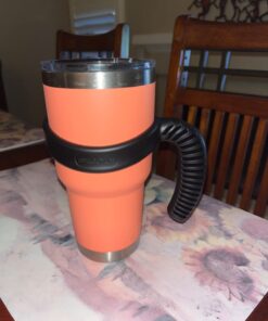 CHILLOUT LIFE Handle for YETI Cup 30 oz - Ozark Trail 30 oz Tumblers, Comfortable Replacement Handle for 30 oz YETI Tumbler & More (Black Handle Only) 30 oz - 1 Pack Black 30 61twO836vEL 1