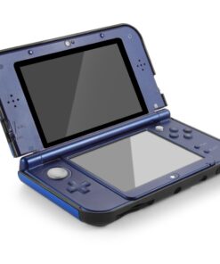 TNP Protective Case Compatible with Nintendo New 3DS XL LL 2015, Navy Blue - Plastic + Aluminum Full Body Protective Snap-on Hard Shell Skin Case Cover New Modified Hinge-Less Design 18 61txJZ3GcSL