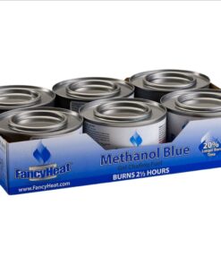 EM Products 700425567996 Fancy Heat 2.5 Hour Methanol Gel, 7.05 Ounce-Entertainment and Buffet Cooking Fuel Chafing Cans (6 Pack), Medium