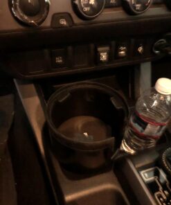 Integral Ultimate Expander Car Cup Holder - Adjustable Base - Expander & Organizer for Vehicles - Compatible with Coffee Mug, Yeti 14/24/36/46oz, Ramblers, Hydro Flasks 32/40oz, 3.4"-4.0" Bottles Black 1 Pack 33 61u0MJoMIGL 1