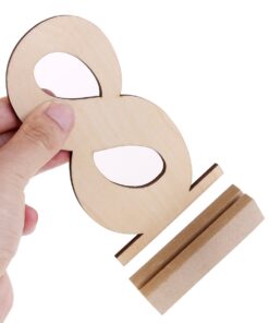 ROSENICE 20pcs 1-20 Wooden Wedding Table Number Holders 25 61u0PPVqwpL