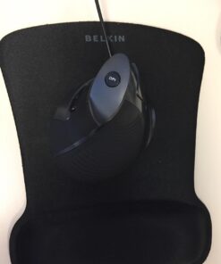 J-Tech Digital Scroll Endurance Wired Mouse Ergonomic Vertical USB Mouse with Adjustable Sensitivity (600/1000/1600 DPI), Removable Palm Rest & Thumb Buttons - Reduces Hand/Wrist Pain (Wired) 48 61u1z4ZvtJL 2